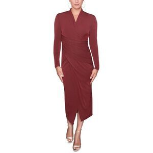 Rachel Rachel Roy Bret Sparkle-Knit Faux-Wrap Dress
